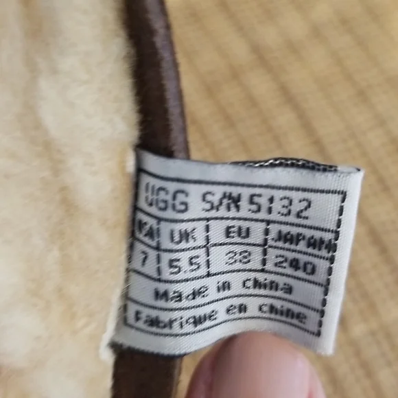 UGG Australia Cargo III 3 Tall Boots Brown Buckle Side Zipper size 7 Style #5132 - Picture 11 of 13